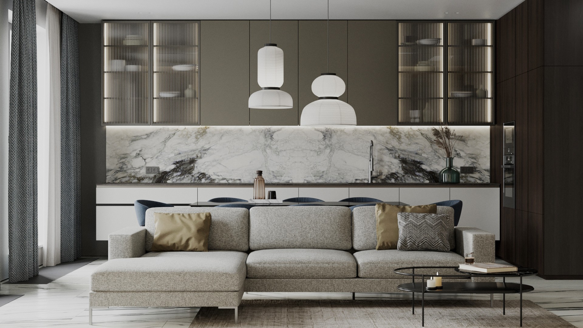 圣彼得堡 105㎡住宅设计丨俄罗斯圣彼得堡-2