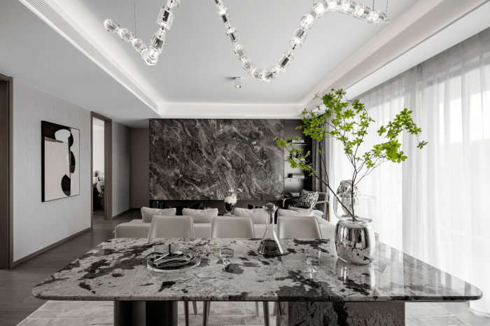 黑白灰的简约之美,璞辉设计打造现代质感住宅丨上海璞辉空间设计有限公司-16