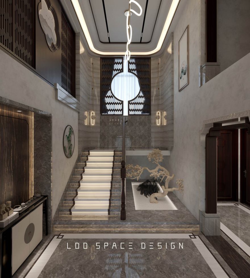 LDD 周良设计 | 山水禅韵的中式美学空间-6