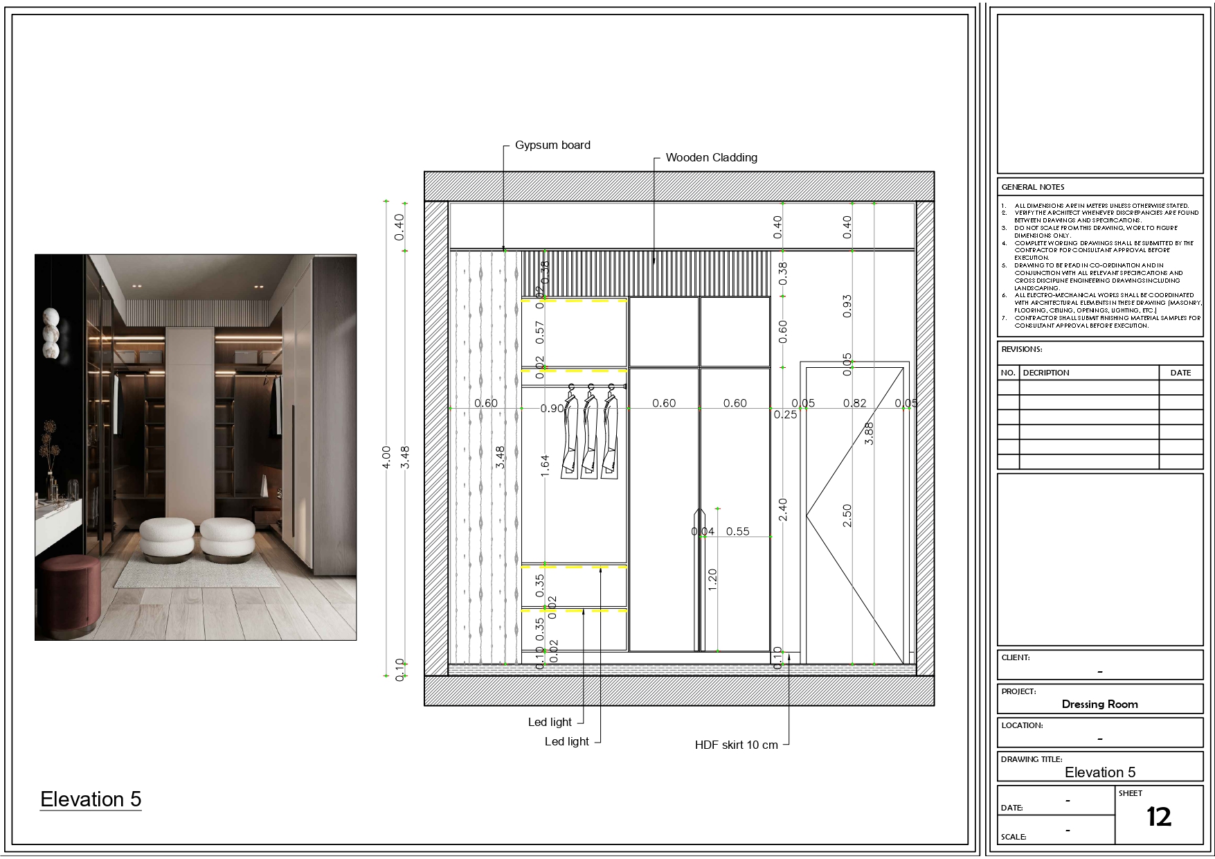 Working Drawings Of Master Bedroom-6
