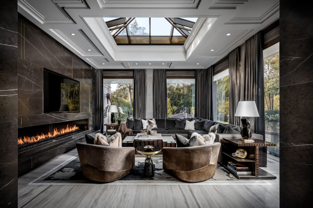 Drake 亿元豪宅揭秘,现代奢华与古典艺术的完美融合-50
