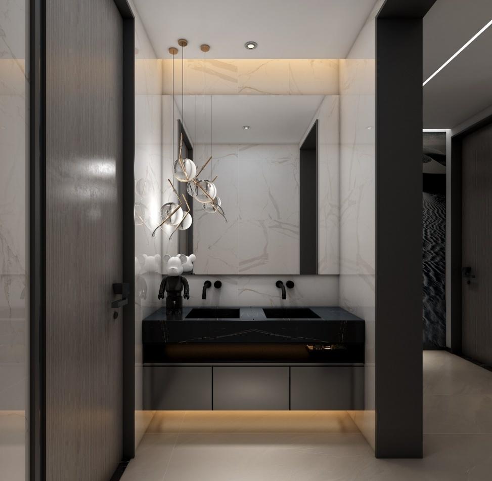 黄金分割之美,现代风格与潮牌 Kaws 的完美融合-15