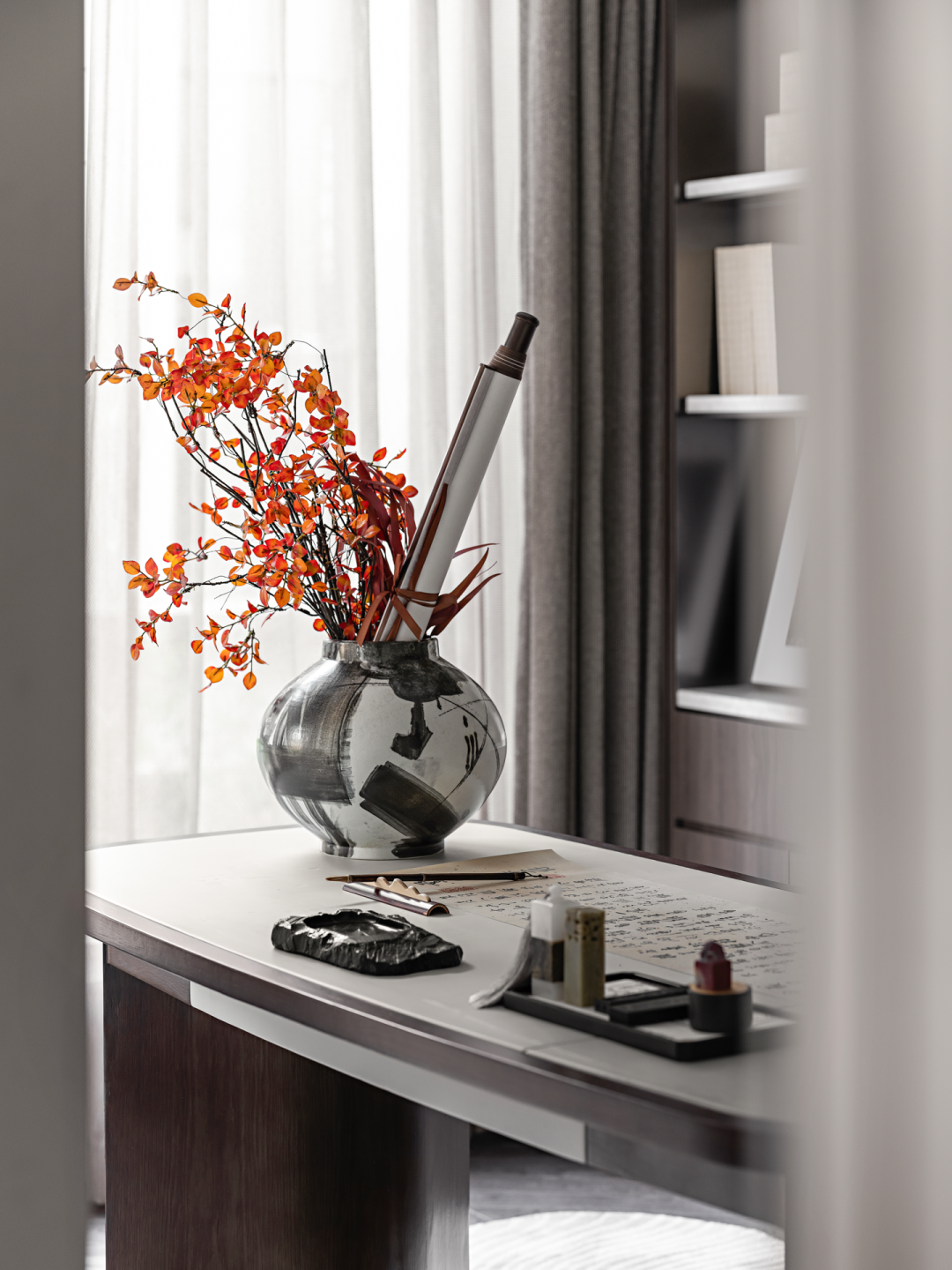 中奥九江甘棠朗境 300㎡样板间丨中国九江丨UMA 伍玛设计-39