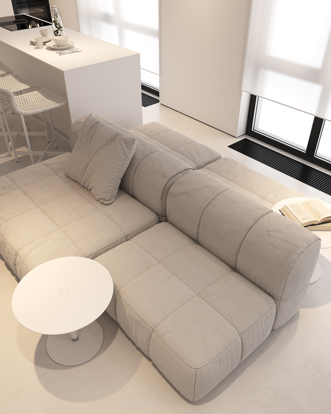 白色系简约风住宅设计 至简至美！-1