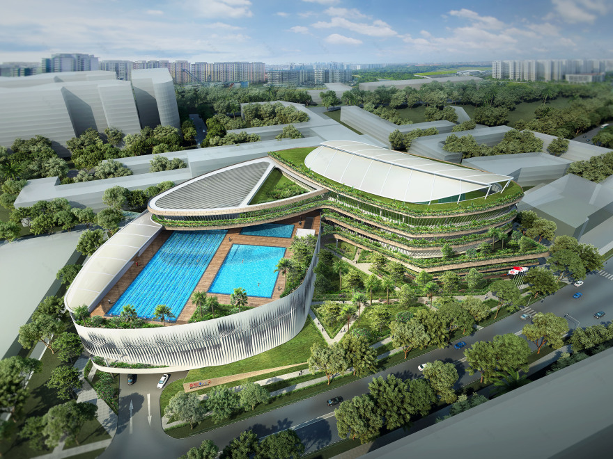 新加坡 Bedok 心脏跳动社区综合建筑群-6