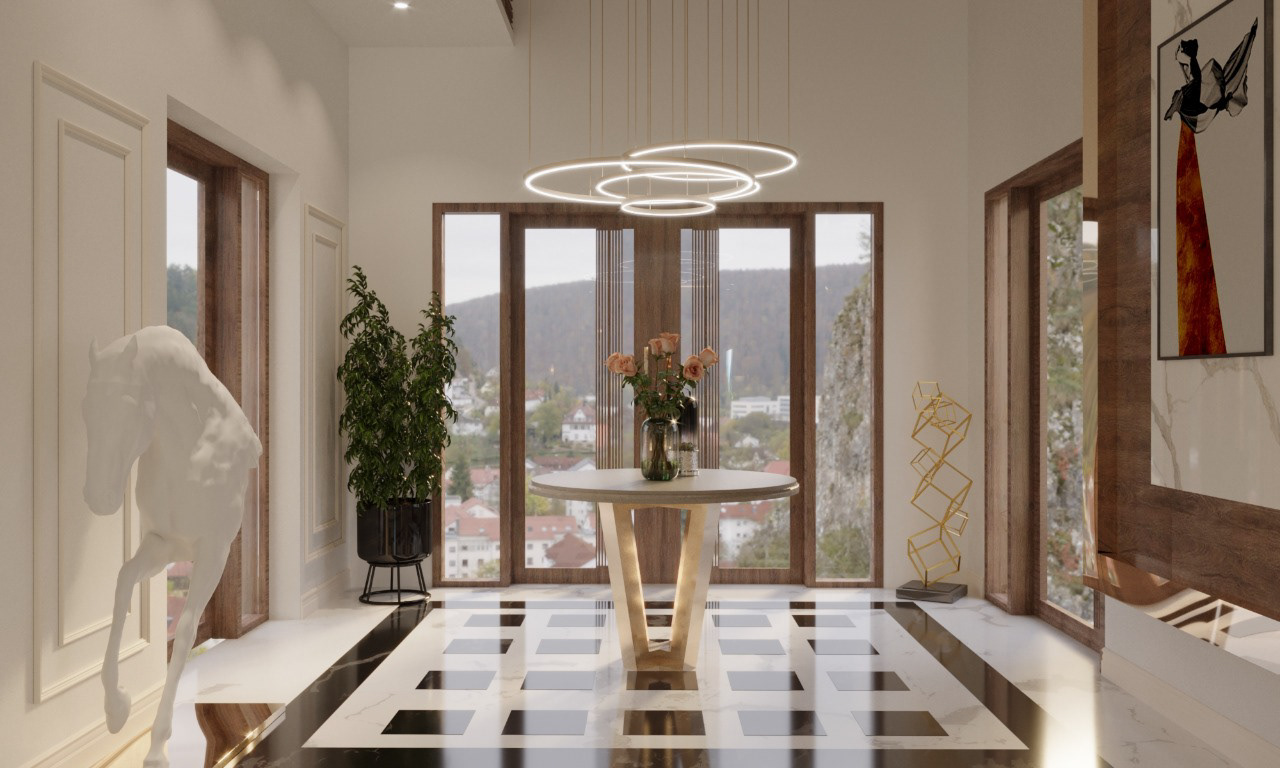 双层挑高客厅设计-6