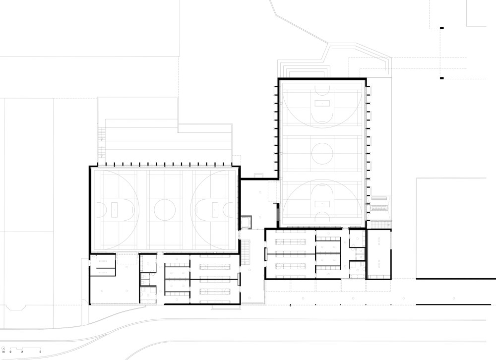 瑞士巴塞尔 Vogelsang 体育馆翻新丨Met Architects-54