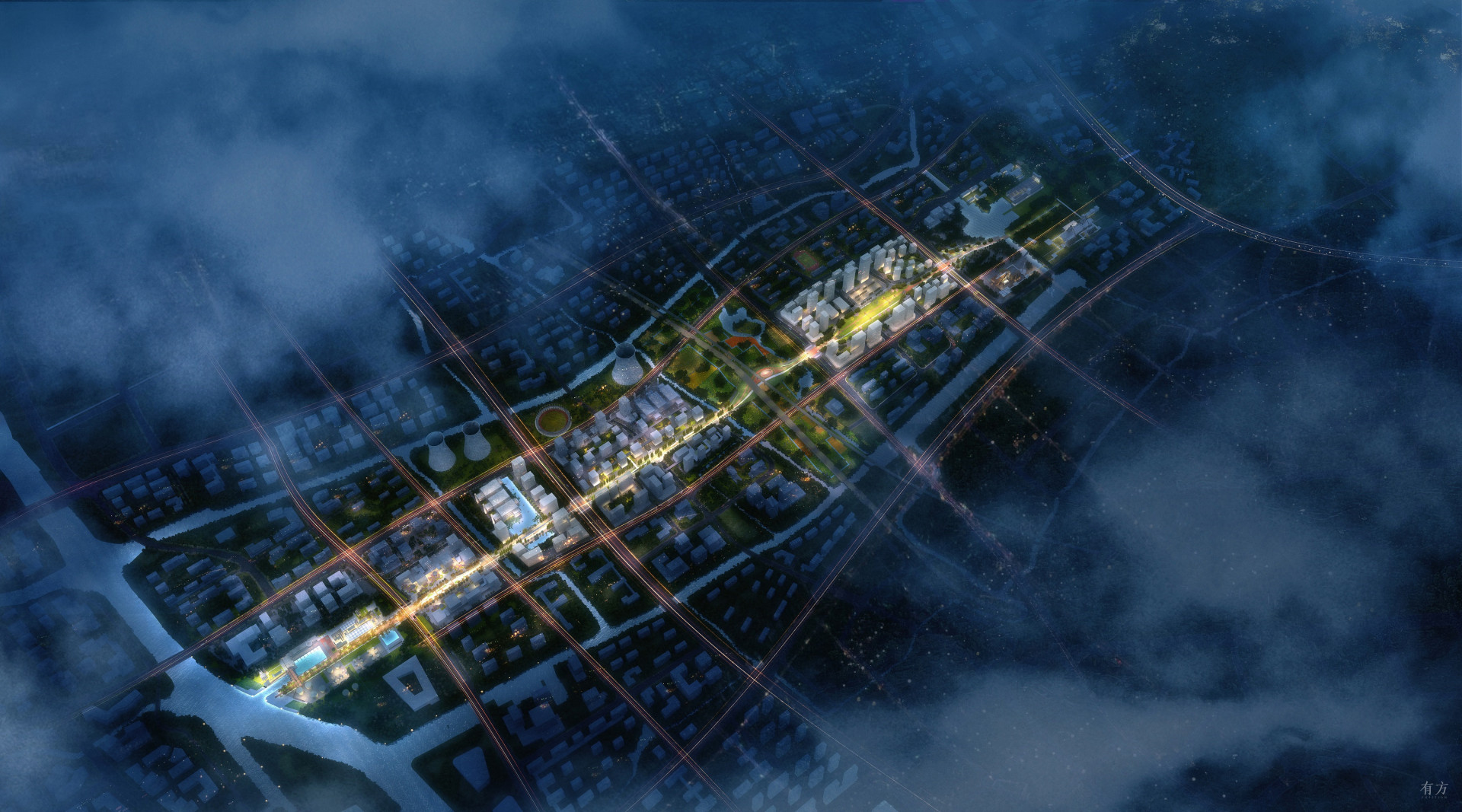 杭州大城北中央景观大道-44