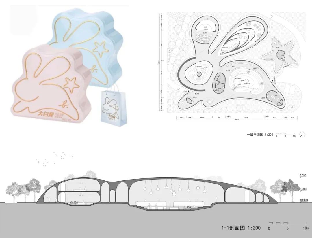 象形建筑设计探索 | 大白兔奶糖、娃娃机地铁站-20