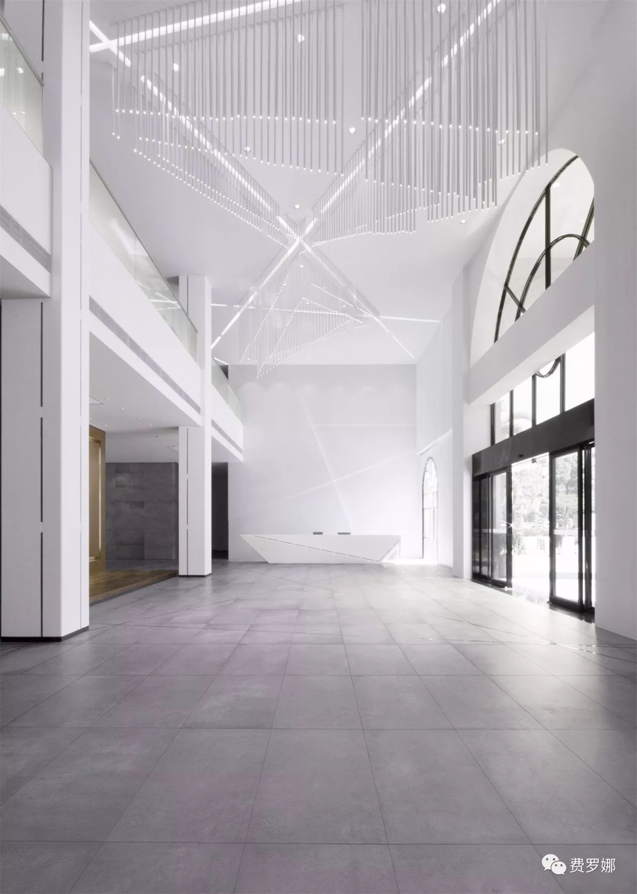 打破原有空间格局，融合行业属性，改造成极简现代的办公空间：九牧王集团总部办公楼 | 费罗娜-8