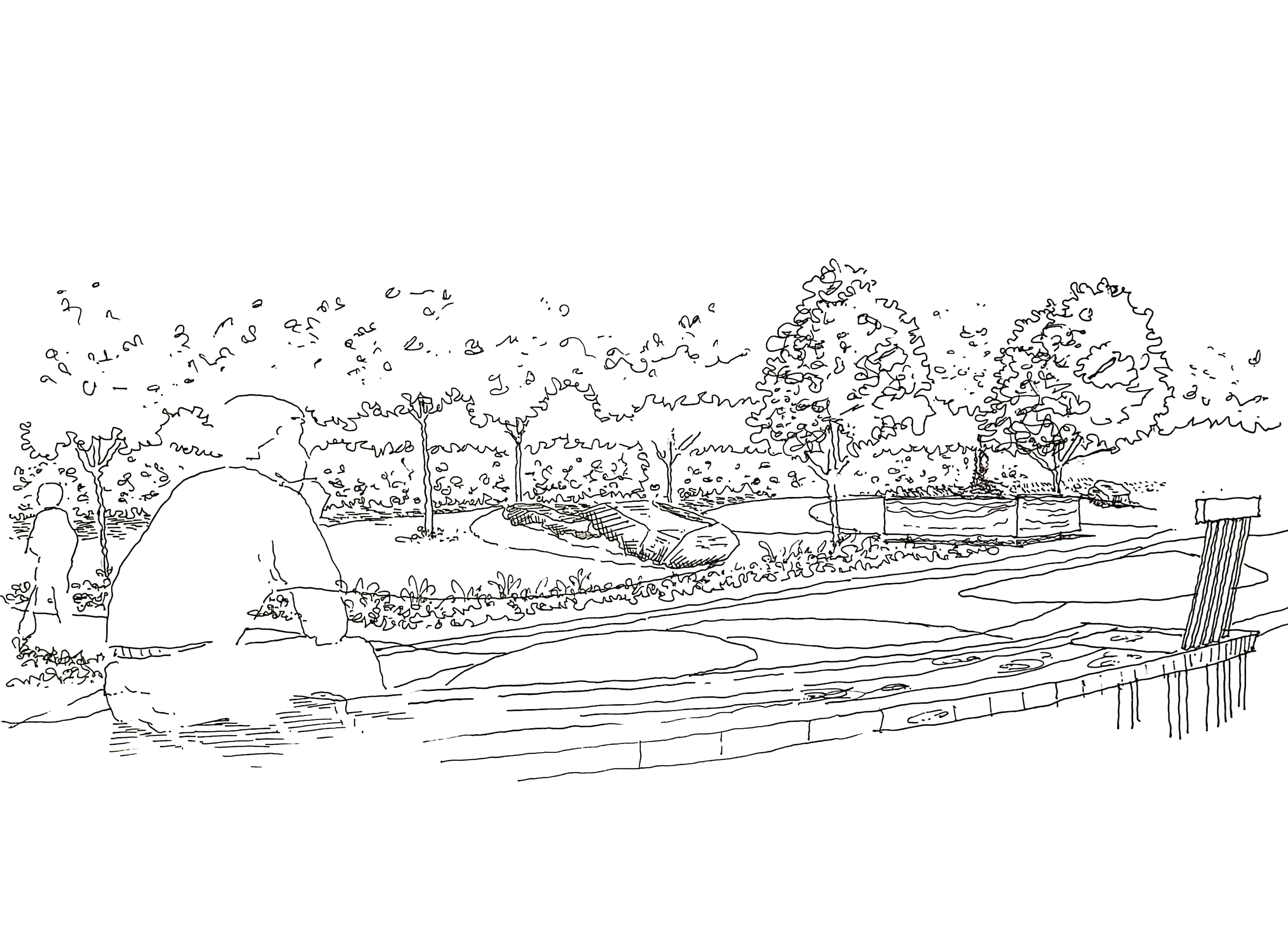 棕榈山景观草图丨EgyptCairo丨OKO PLAN Landscape-20