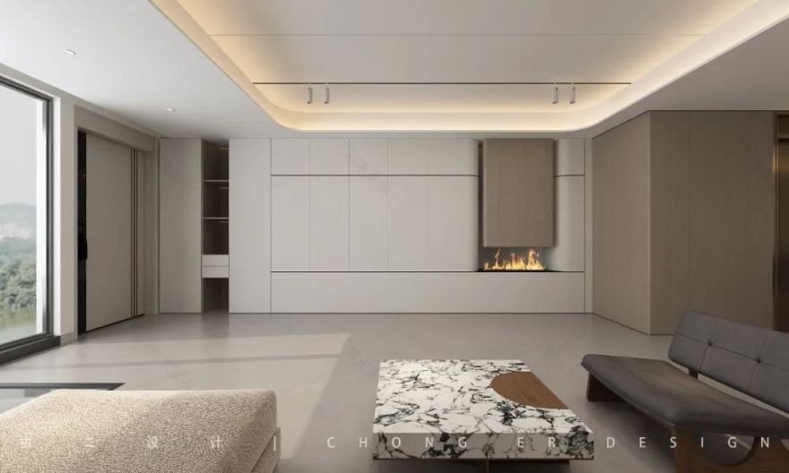 中骏柏景湾现代雅奢家居设计丨中国济南丨虫二设计-23