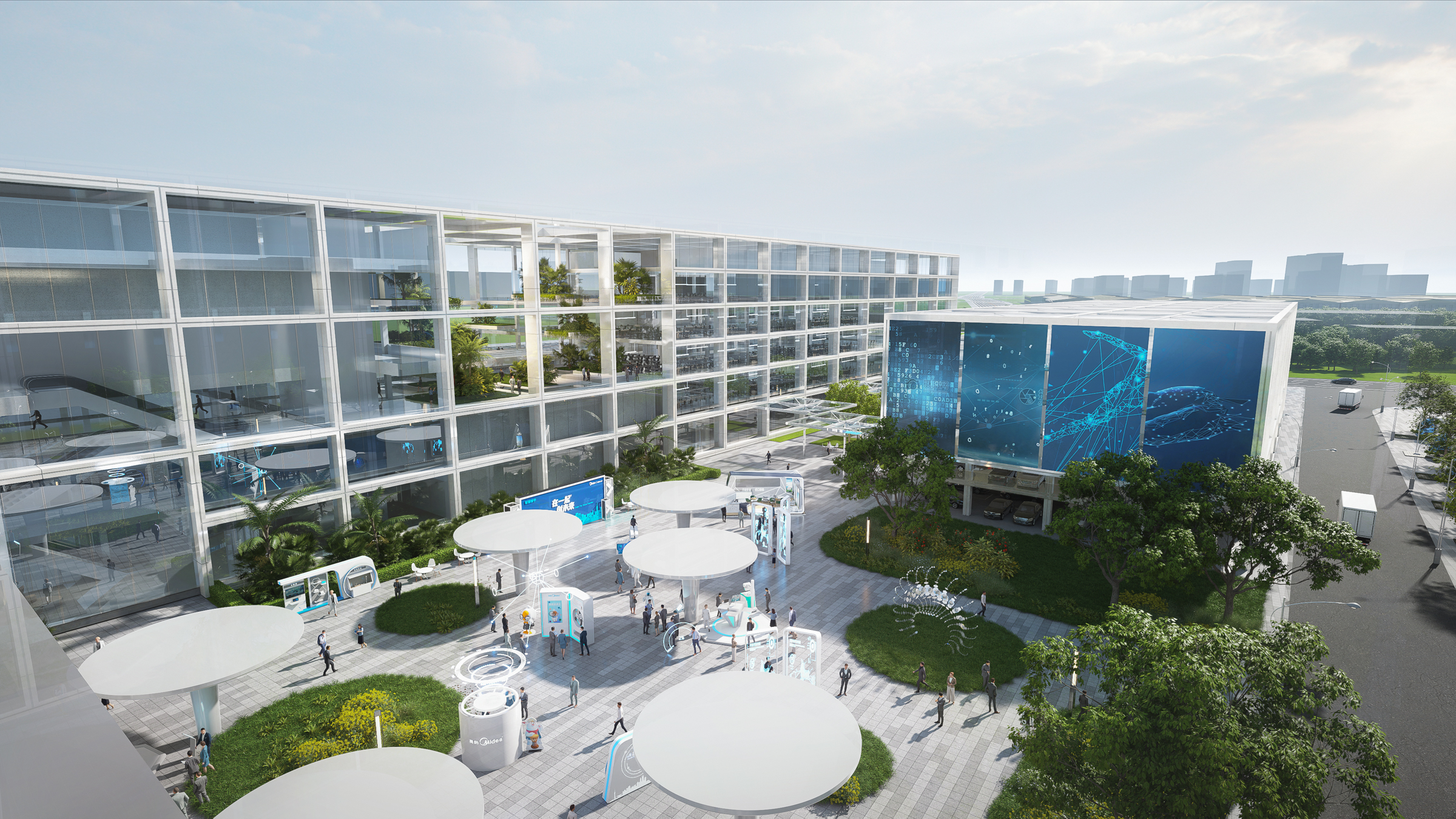 中标方案 | 美的MBT新基地：园区即是展场 / weico-23