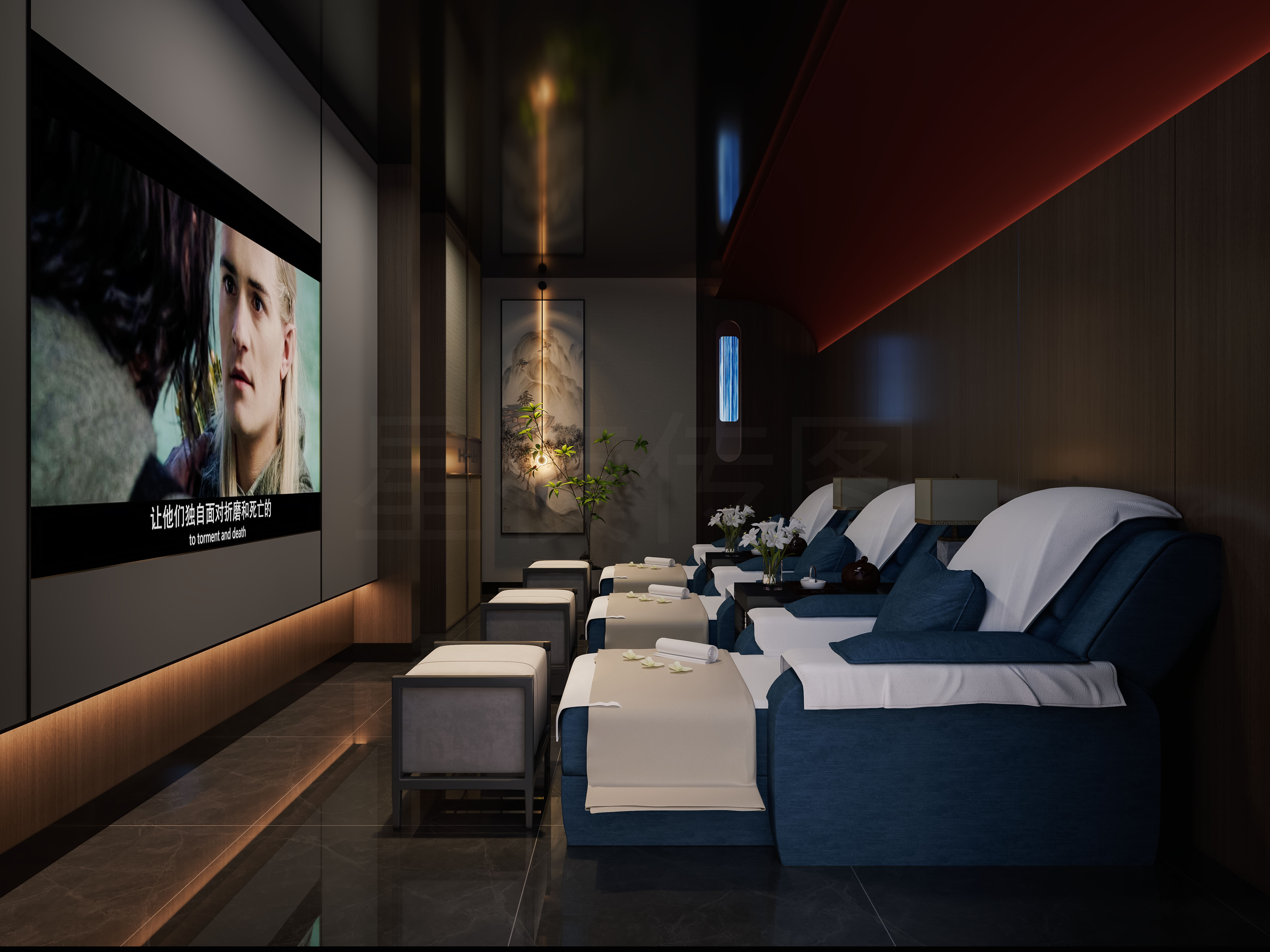 足浴空间设计，喧嚣咫尺，时光之外-5