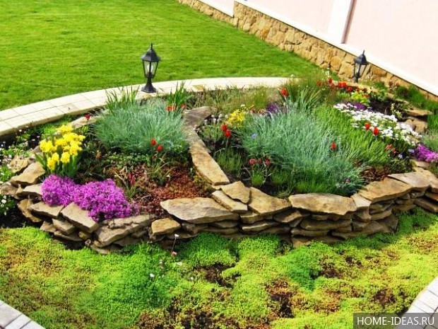 自制阿尔卑斯式假山(阿尔卑斯式花坛)-120