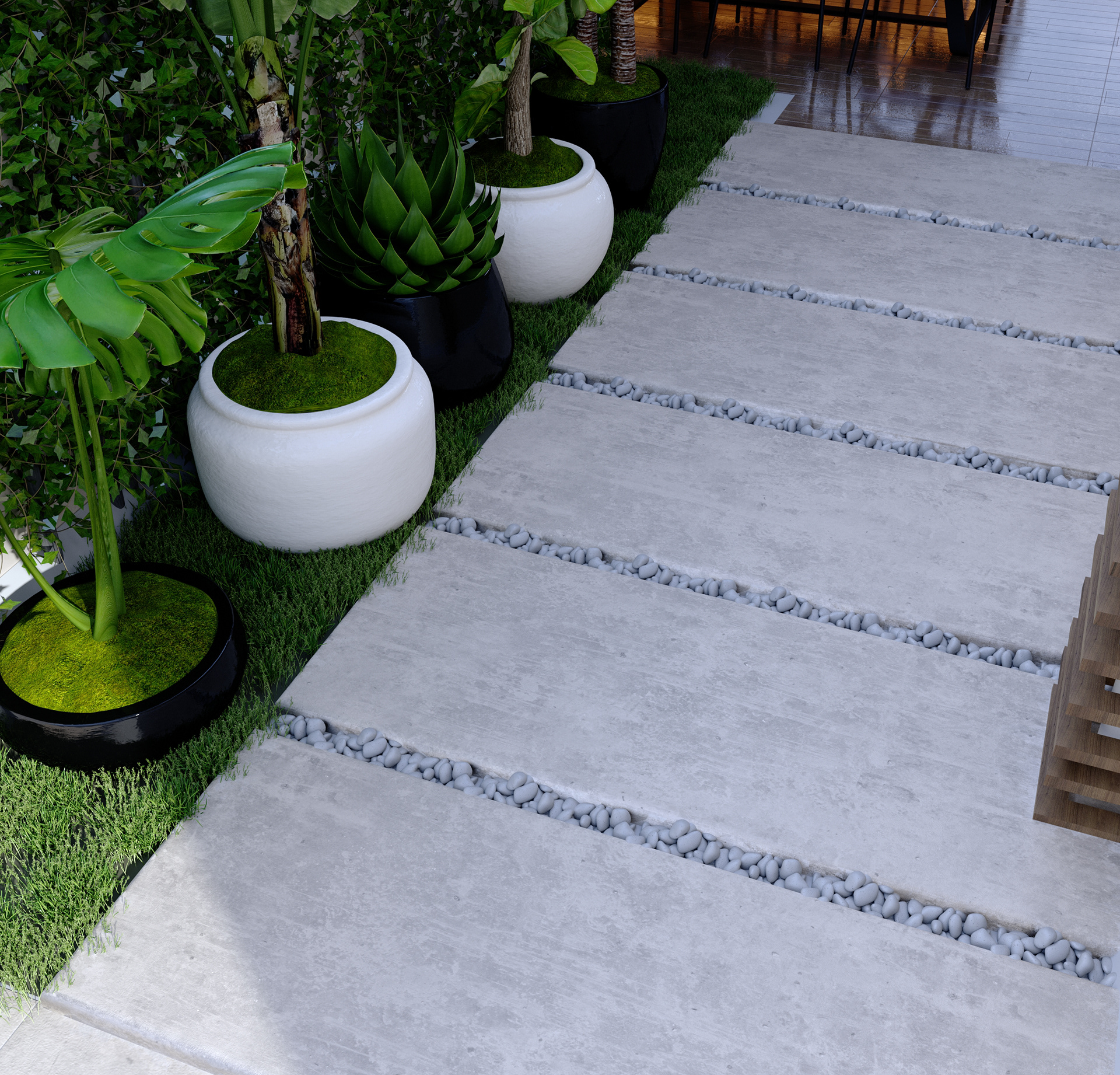 Villa landscape "palm hills katamya"-20