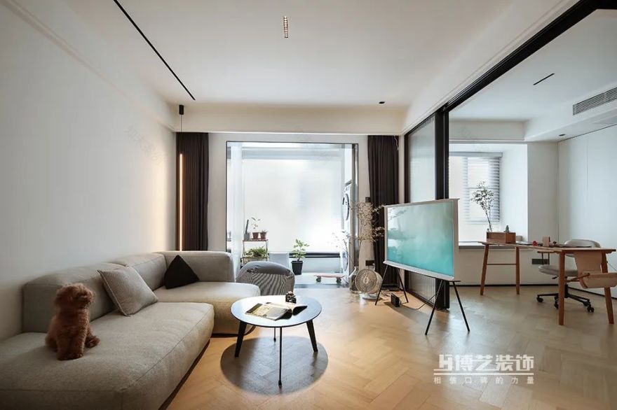 北欧风单身女性住宅丨博艺装饰-20