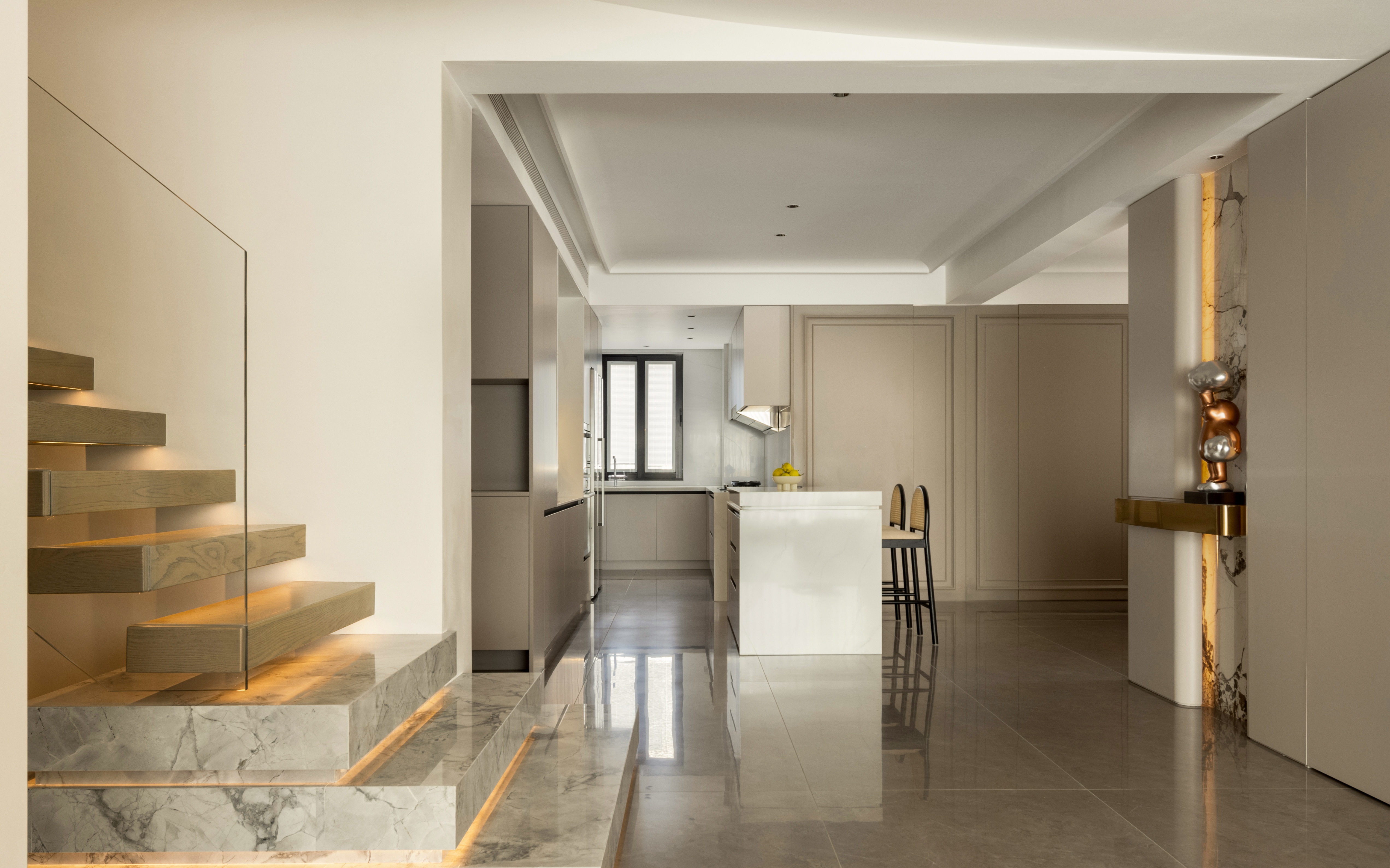 169m2 现代奶油风跃层设计丨中国温州丨陈振国-29