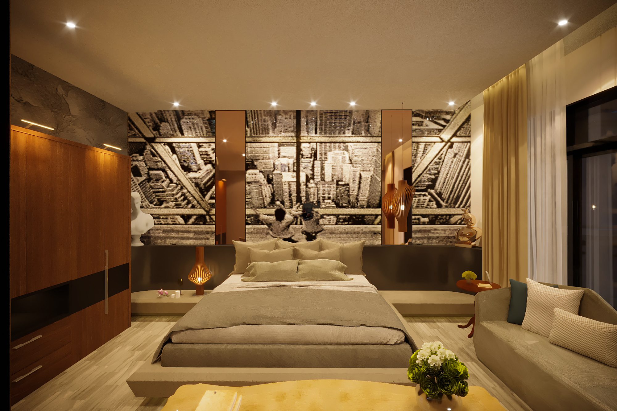 Bed Room with Bath Room 2022-2