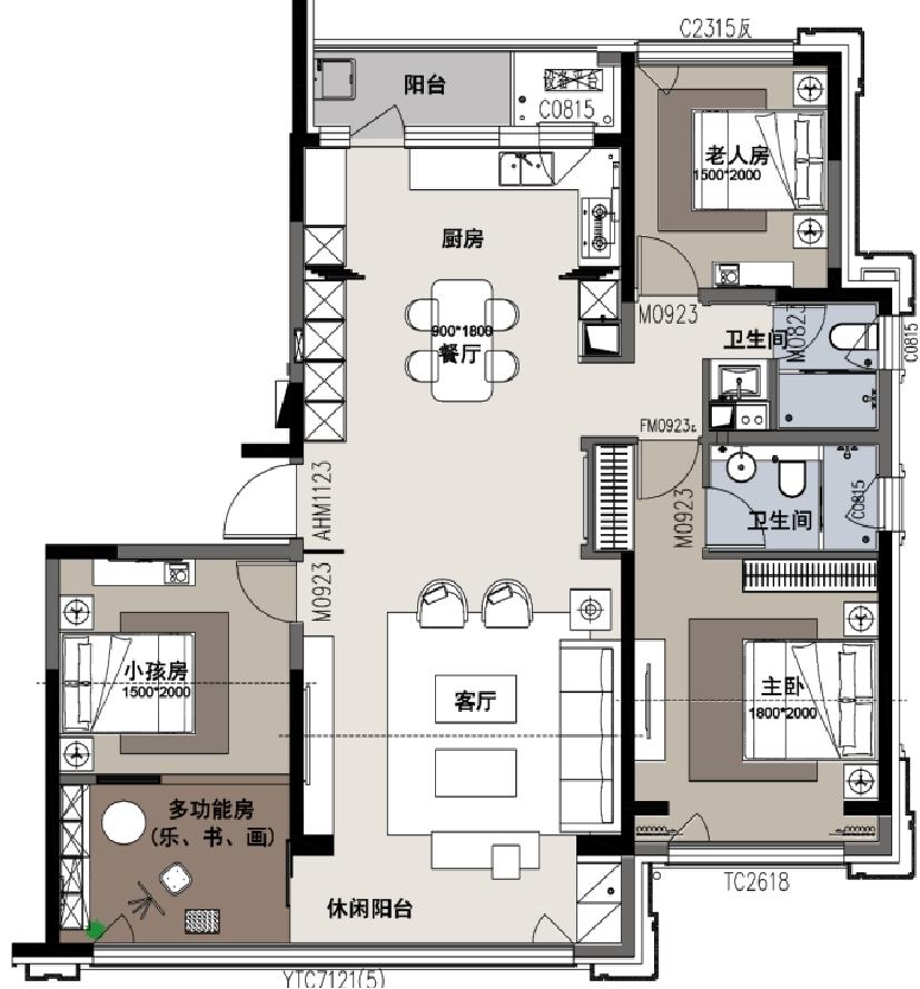 盛邦 9 号院 301 样板间丨中国河北丨大伟室内设计（北京）有限公司-42