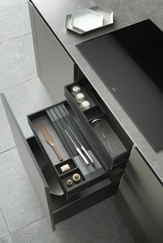 SKILL - минимализм кухни с островом  | Modulnova Cucine-13