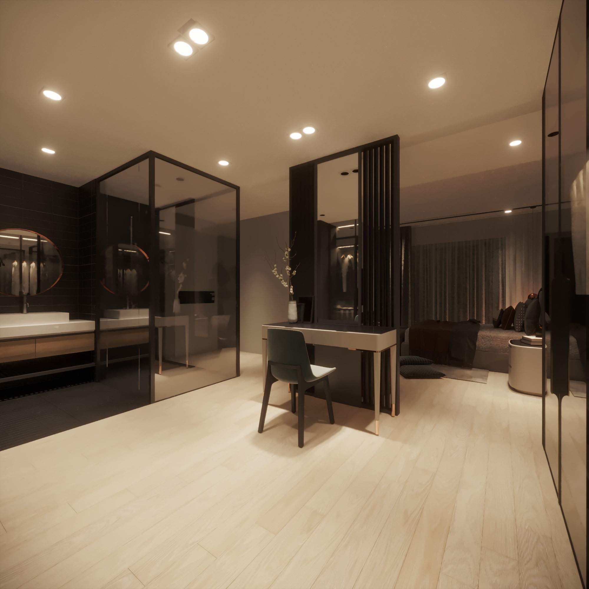 Master Bedroom & Dressing & WC-8