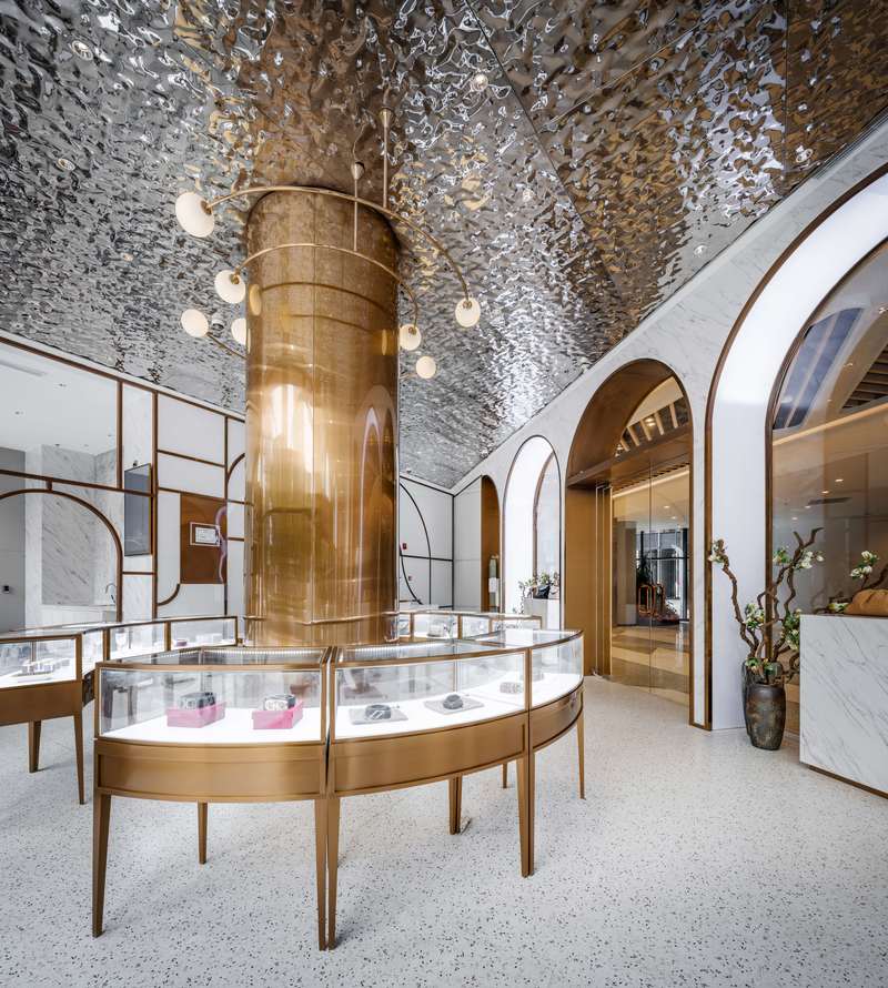 宁波绿地钻石馆——精致拱门元素打造独特视觉体验-16