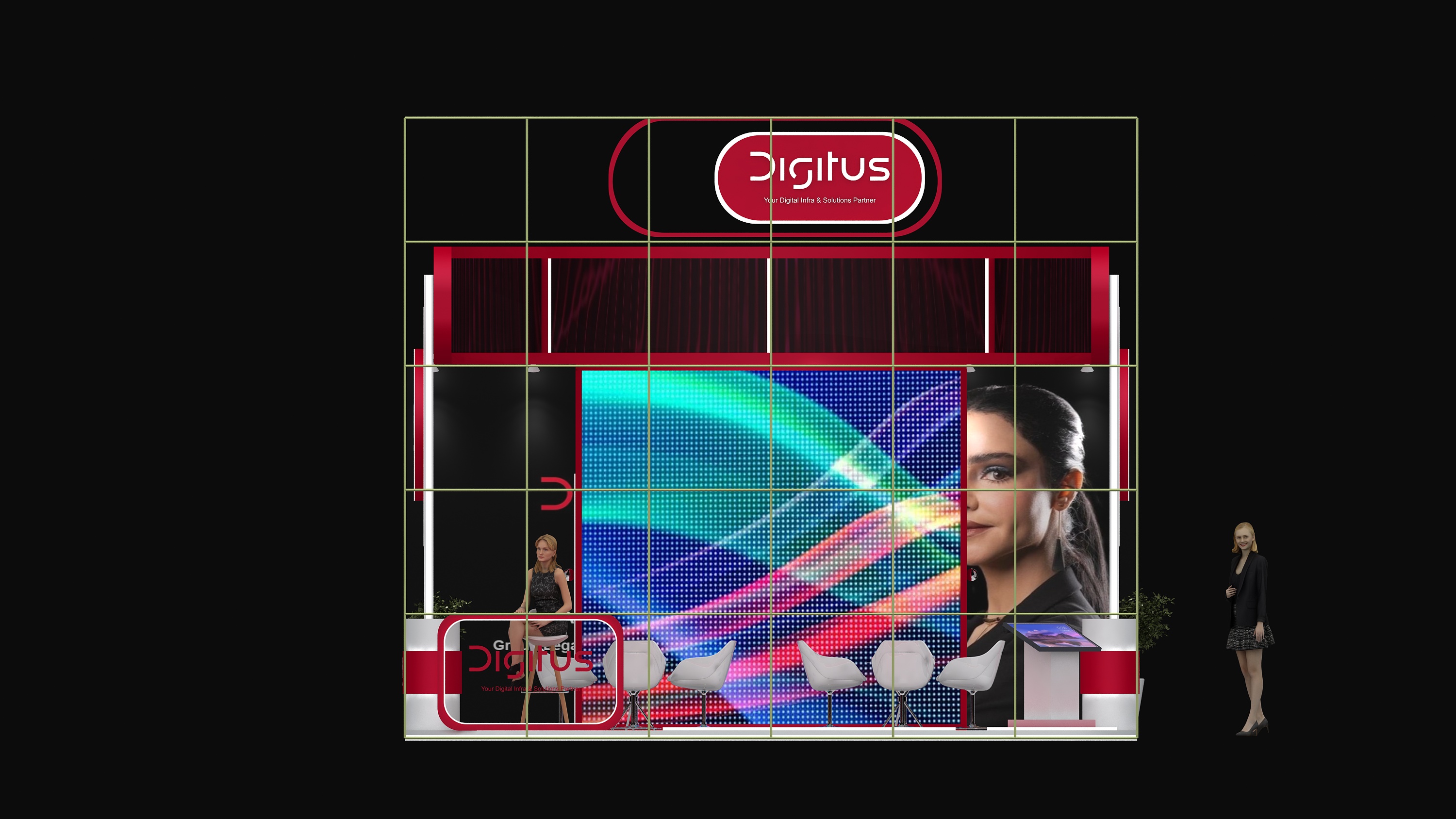 DIGITUS 8X6M STALL DESIGN IN GERMANY-7