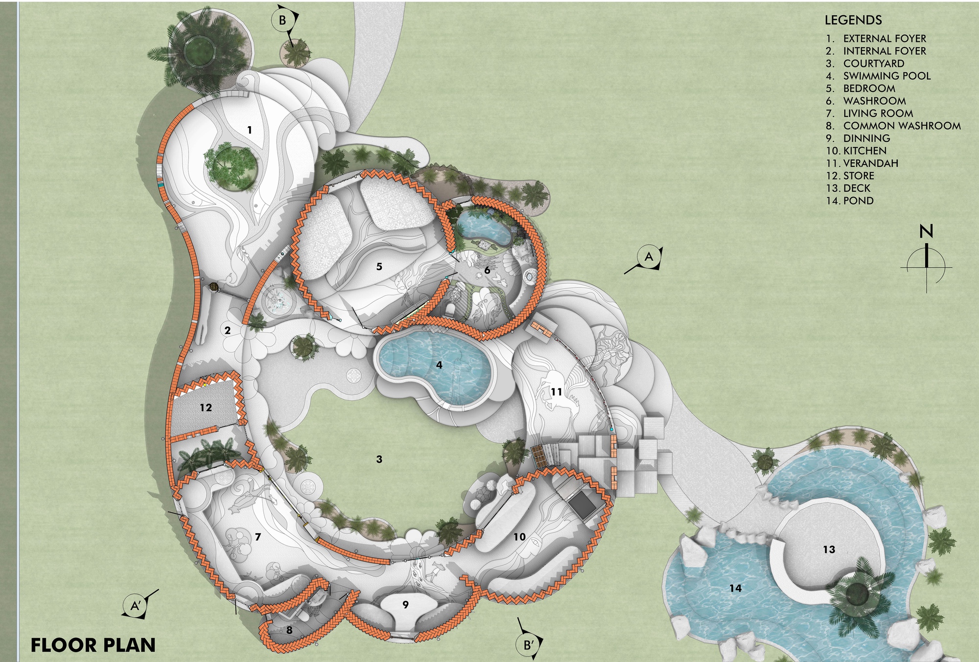 自给自足的农舍丨印度丨Manoj Patel Design Studio-18