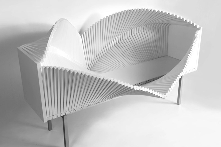 Wave Cabinet 波浪形带抽屉衣柜丨Sebastian Errazuriz-1