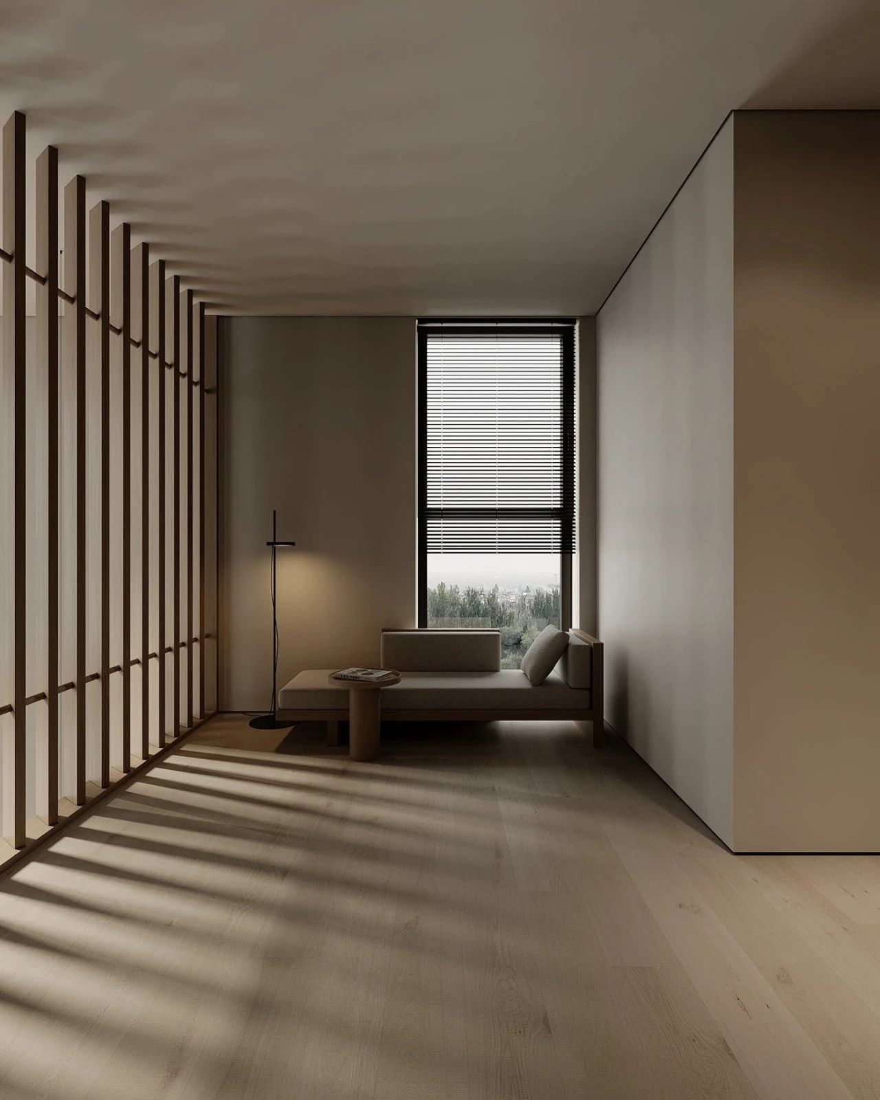 原木系奶油风极简空间loft公寓设计丨URSA STUDIO-29