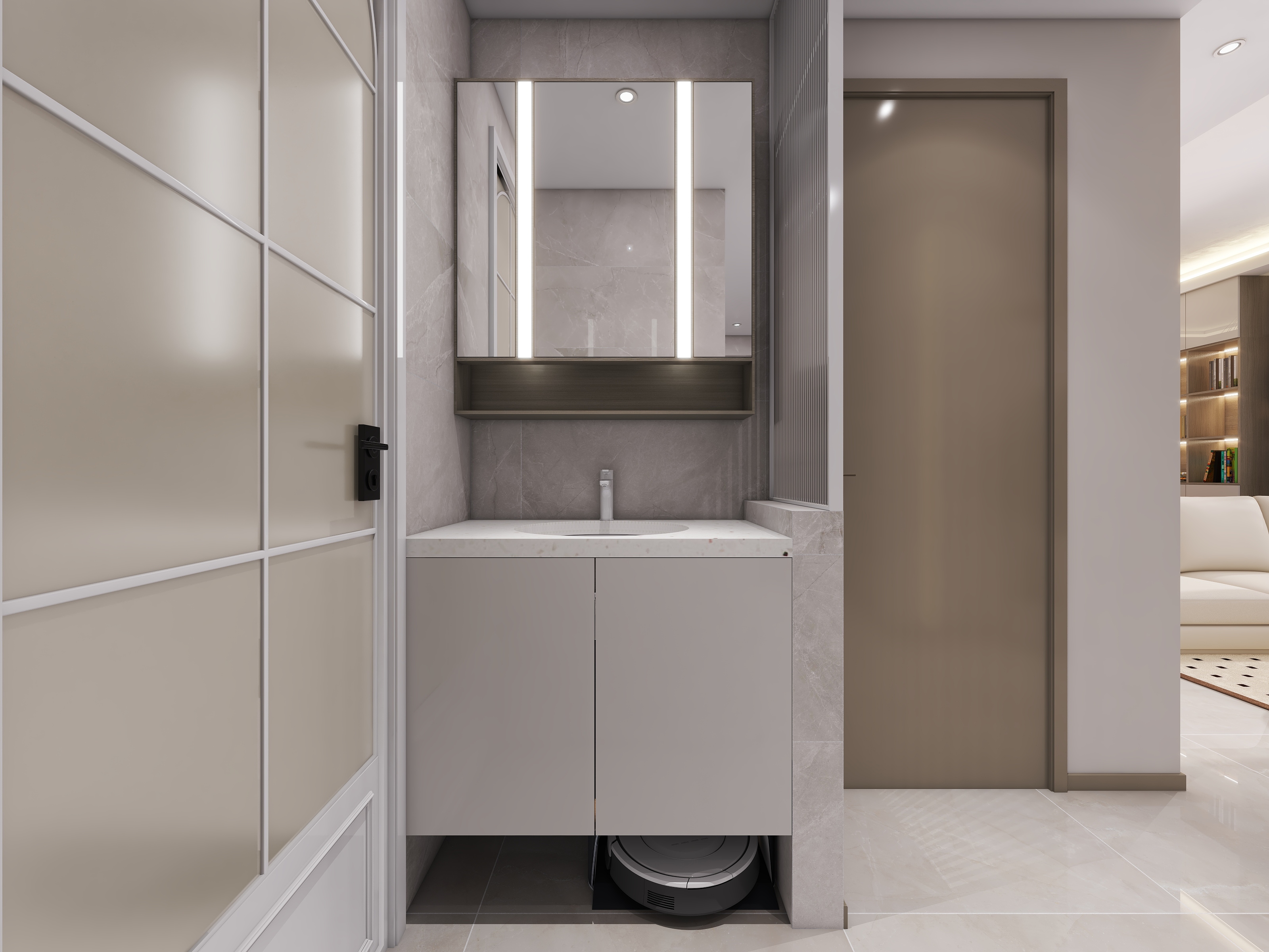 四川成都香瑞楠府（95平方现代简约三居室）-68