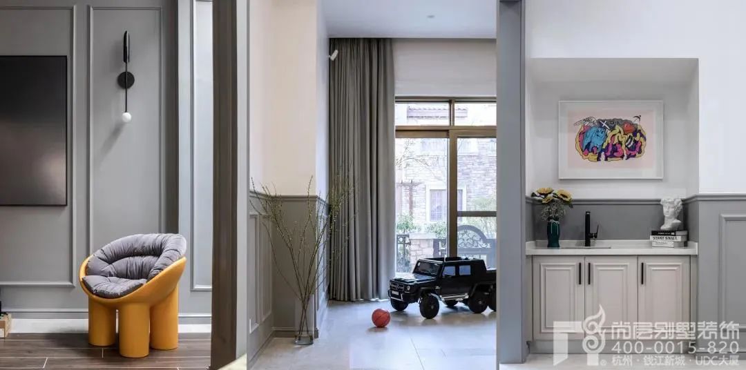 现代美式别墅设计丨尚层别墅装饰-59