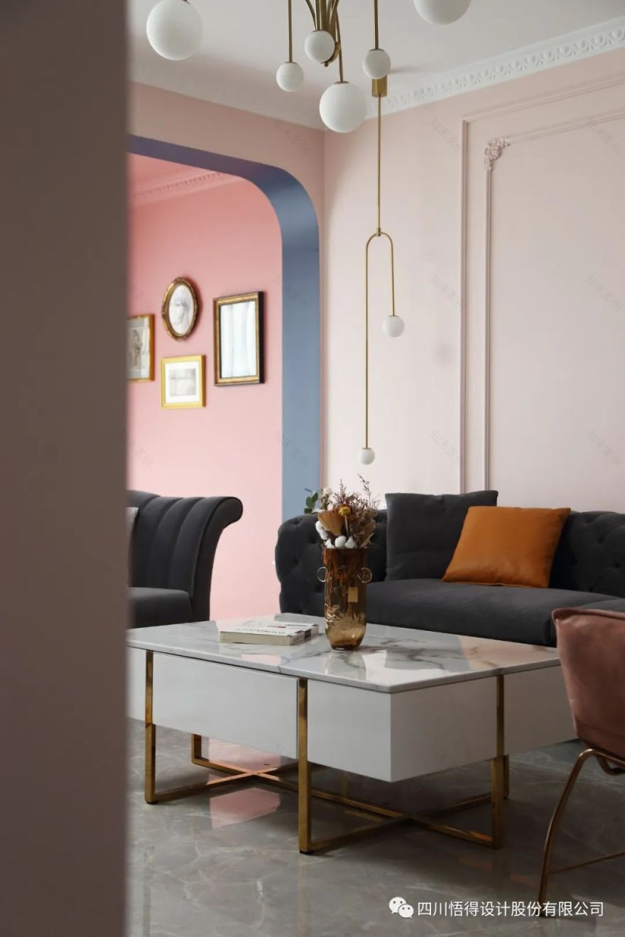 「大梦」法式浪漫空间设计丨WDG 悟得设计-24