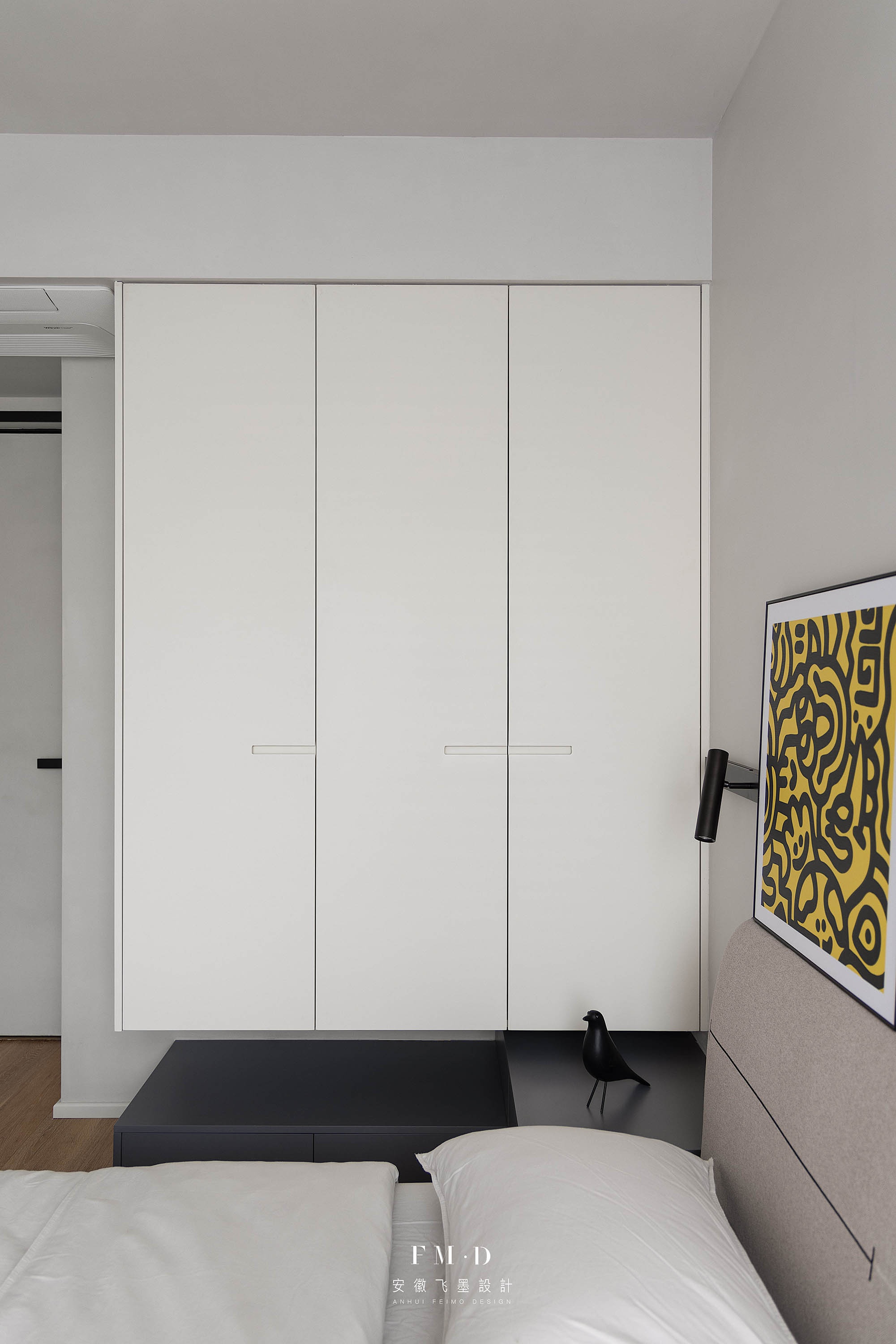 独居男士的130㎡极简风丨中国合肥丨飞墨设计组-46