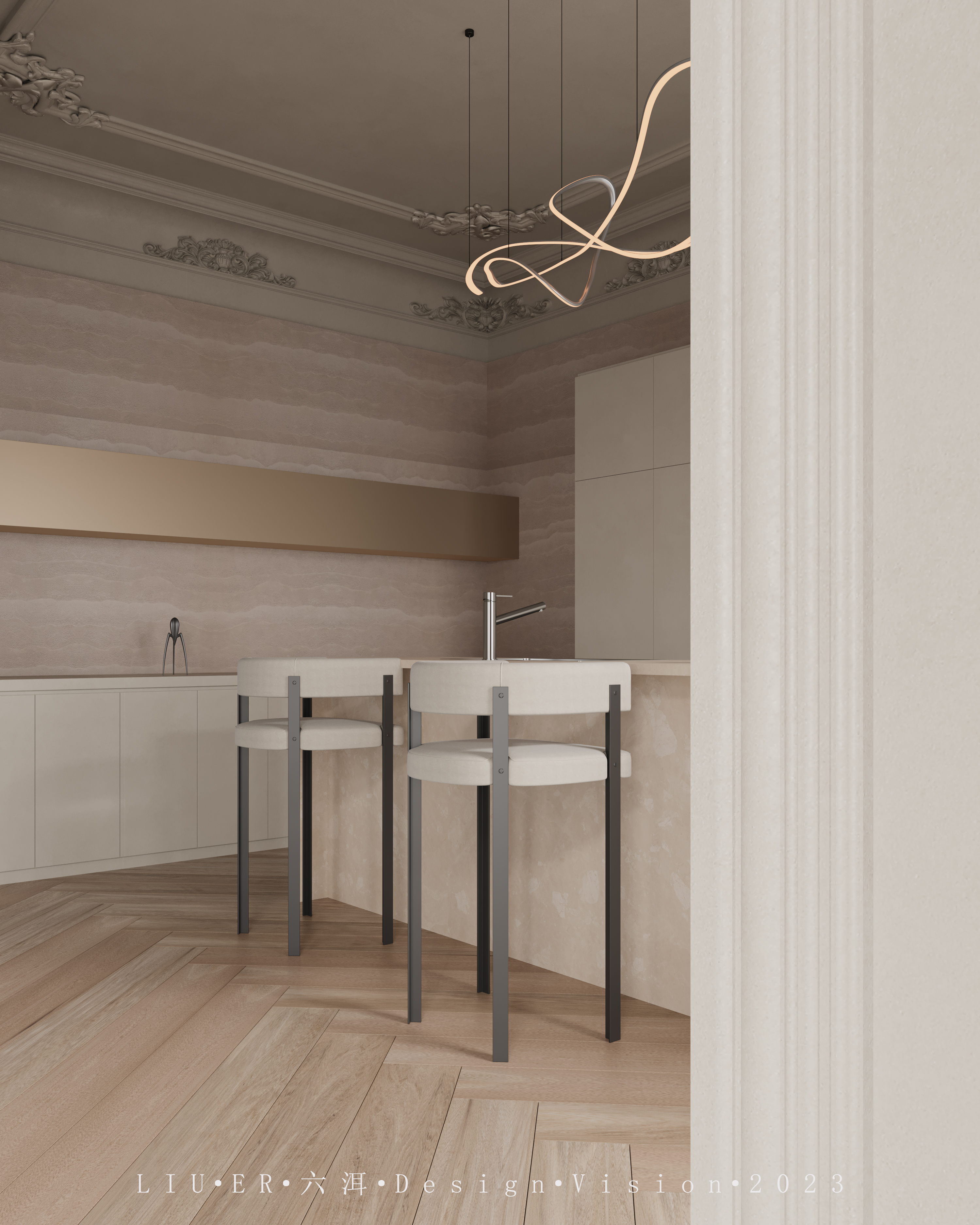 近期渲染作品——CR法式建模渲染-12