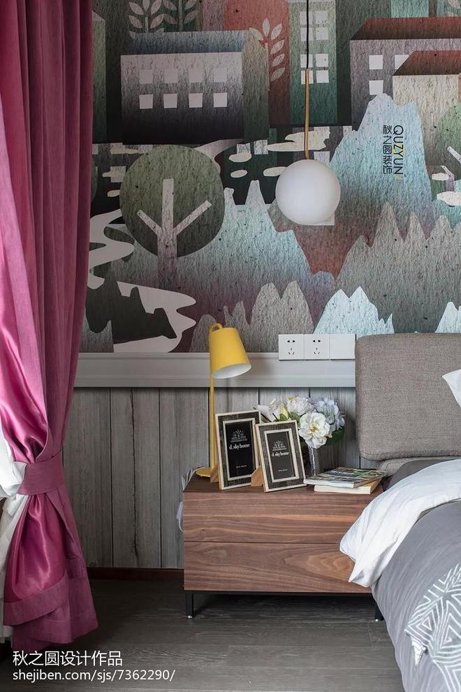 金地天际190㎡北欧风复式装修案例-17