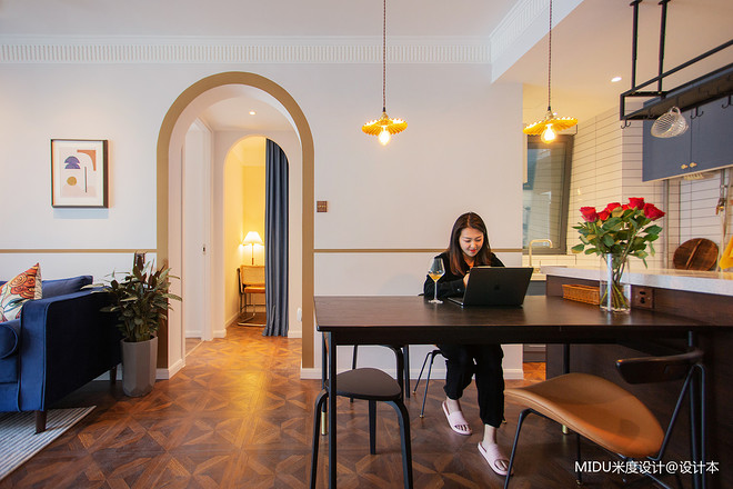 22万元二居73平米装修案例丨中国郑州丨设计团队（姚梦娟,徐文静,王璐,石小猴等）-17