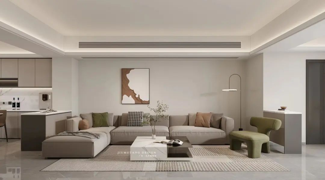 金碧尚都 132㎡现代简约空间丨九木堂设计-17