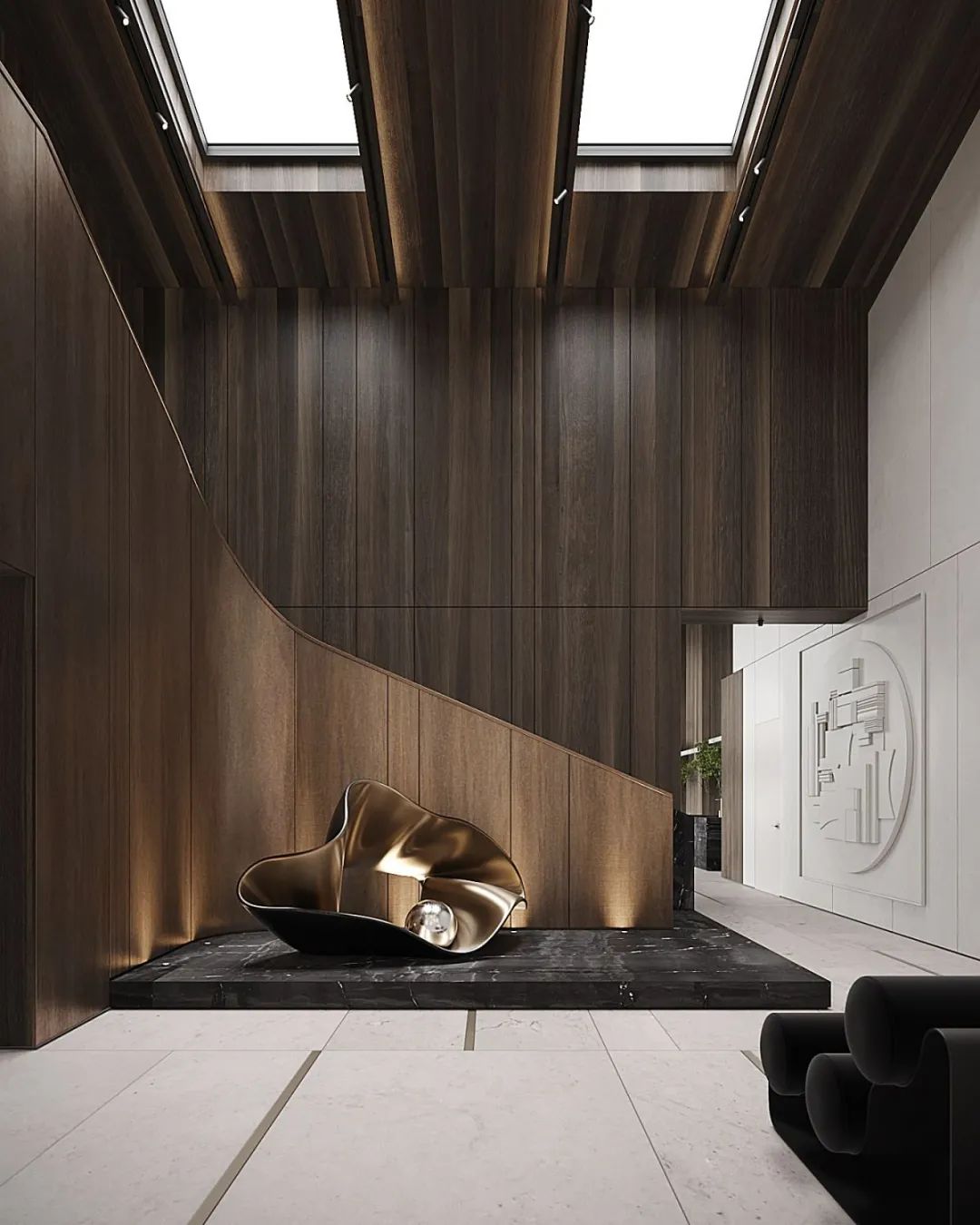 灰色奢华 · 1300㎡大宅设计丨IQOSA Architect-25