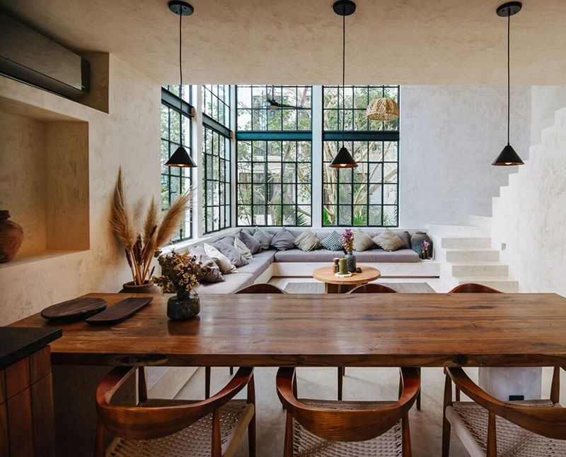 墨西哥热带雨林中的双层公寓-4