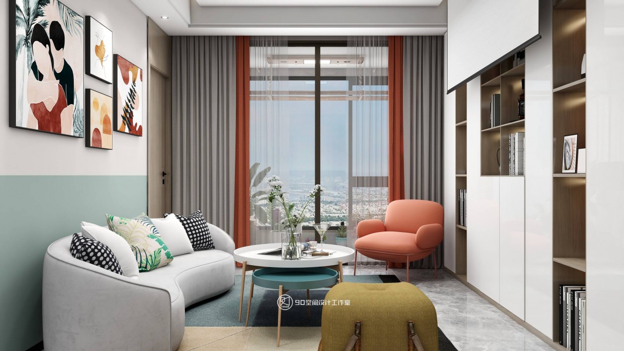 蜜雪冰城北欧风室内设计-12