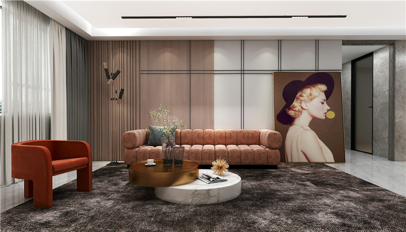 150㎡现代轻奢风住宅设计丨刘成倩-45