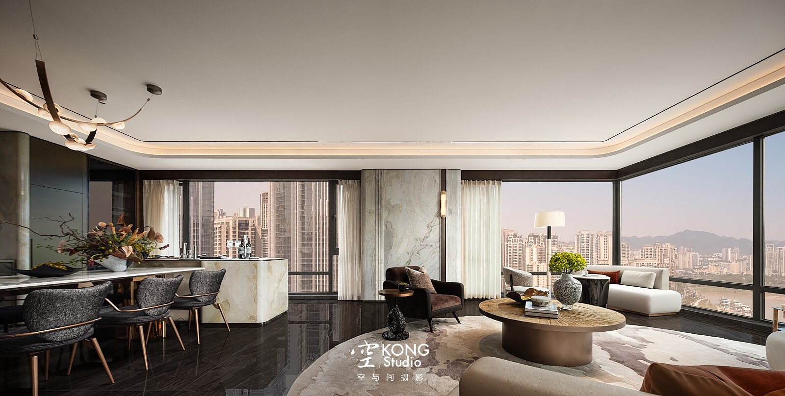 华润·青羊润府样板间丨内构筑设计-13