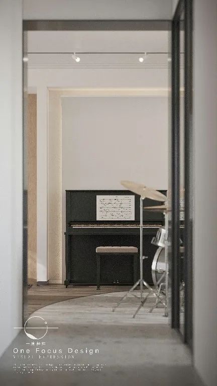 金域蓝湾音乐家空间，原木色打造轻盈氛围-25