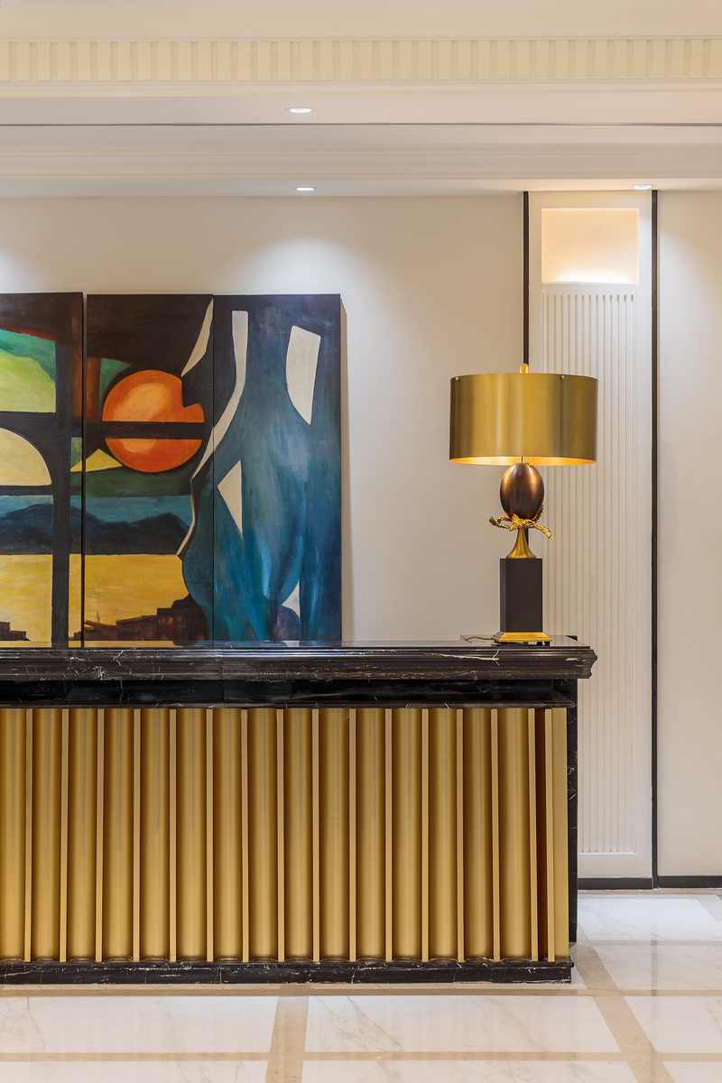 广安紫云台售楼部 | 美式大都会风格的空间演绎-7