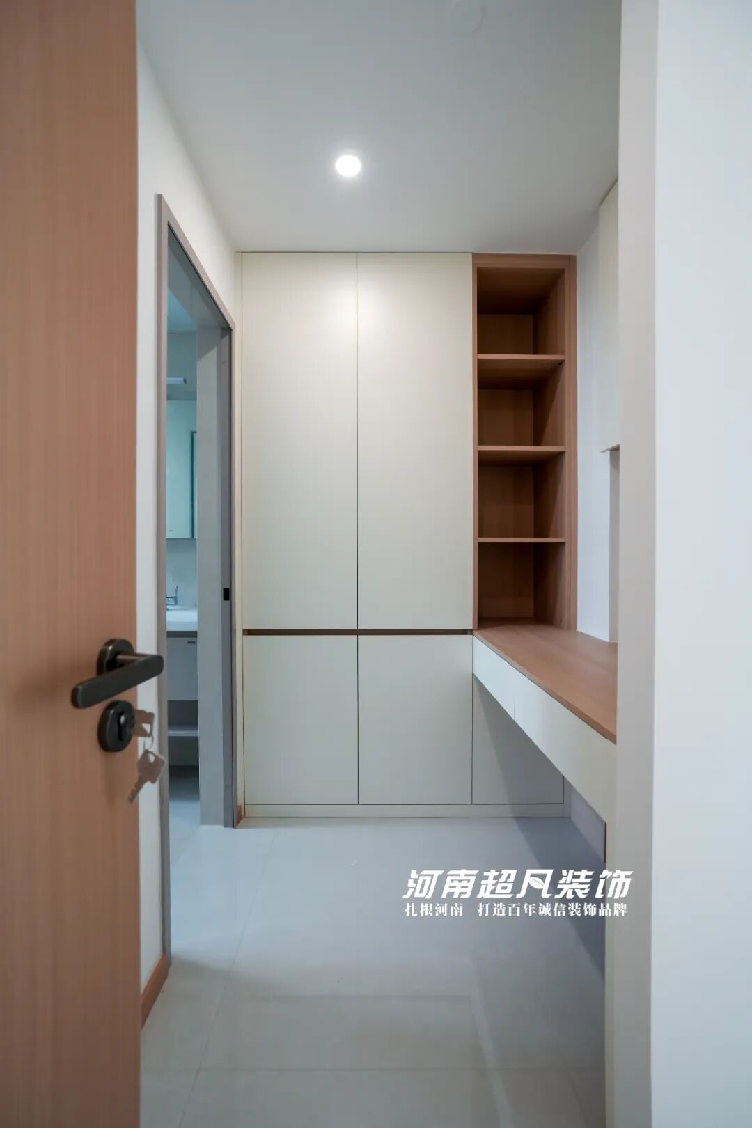 完工首发丨二七区名门橙邦·悦橙苑，124平现代风格，色彩纯粹简约大气-137