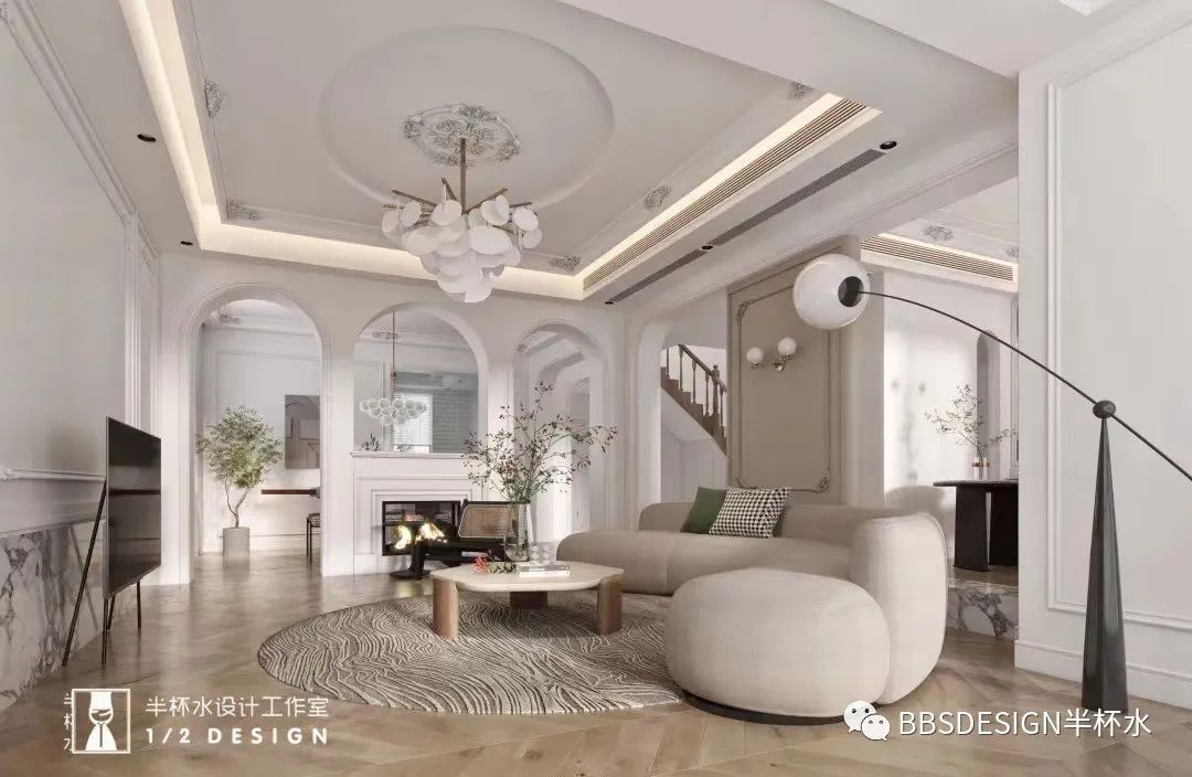 碧桂园云顶 220㎡简约住宅丨中国宁波丨BBSDESIGN 半杯水-53