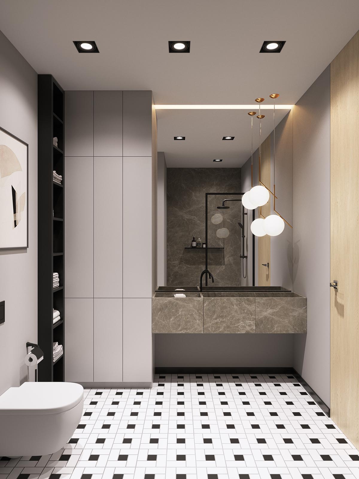 一个简洁的现代家庭  尼斯·巴斯帕洛夫(Denis Bespalov)-15