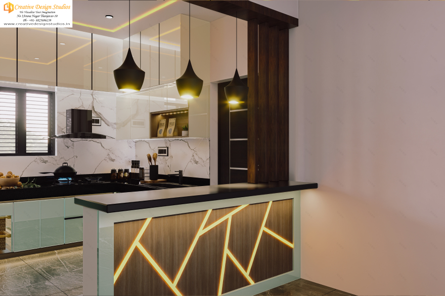 厨房内部丨IndiaCoimbatore丨Creative Design Studios-6